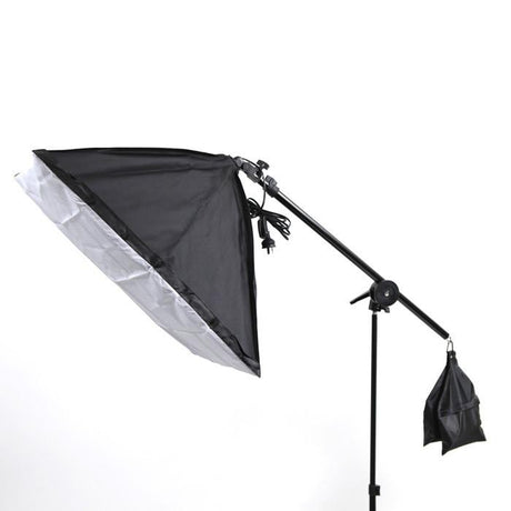 Single 'Illuminate Mate' Boom Arm LED Continuous Light Rectangle Softbox