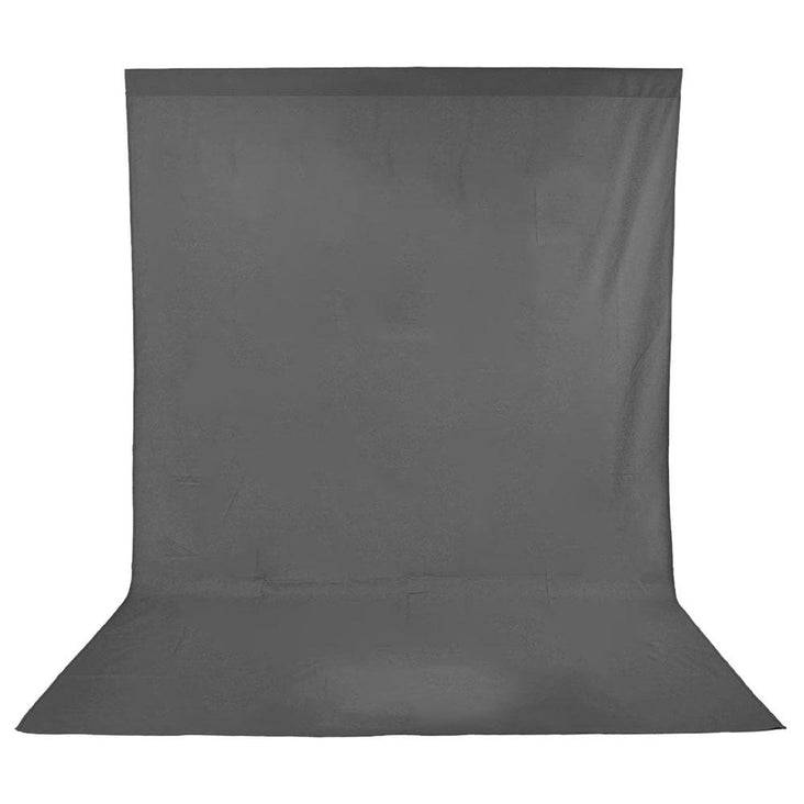 Hypop Solid Grey 1.8 x 2.8M Cotton Muslin Background