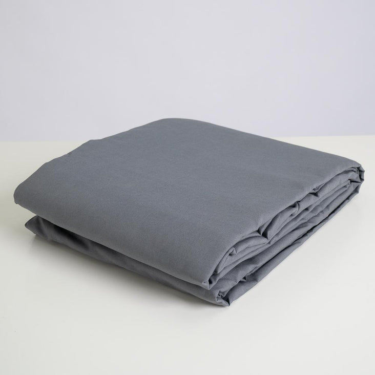 Solid Grey 3M x 3M Cotton Poly Muslin Background