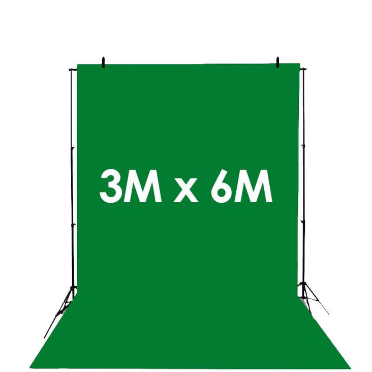 Hypop Chroma Key Green Synthetic Poly Vinyl Roll Backdrop (3M x 6M)