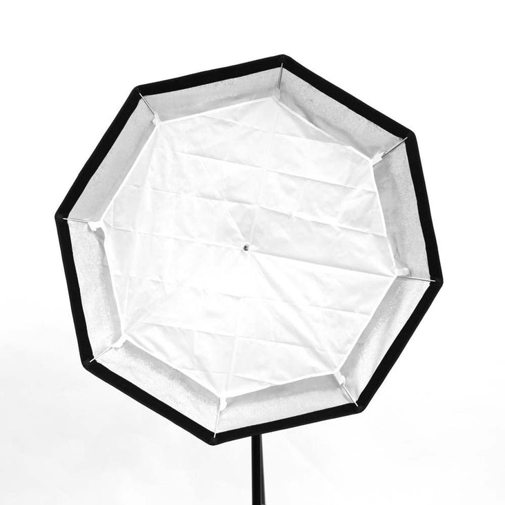 NiceFoto 120cm / 48" Collapsible Octagon Softbox with Honeycomb Grid