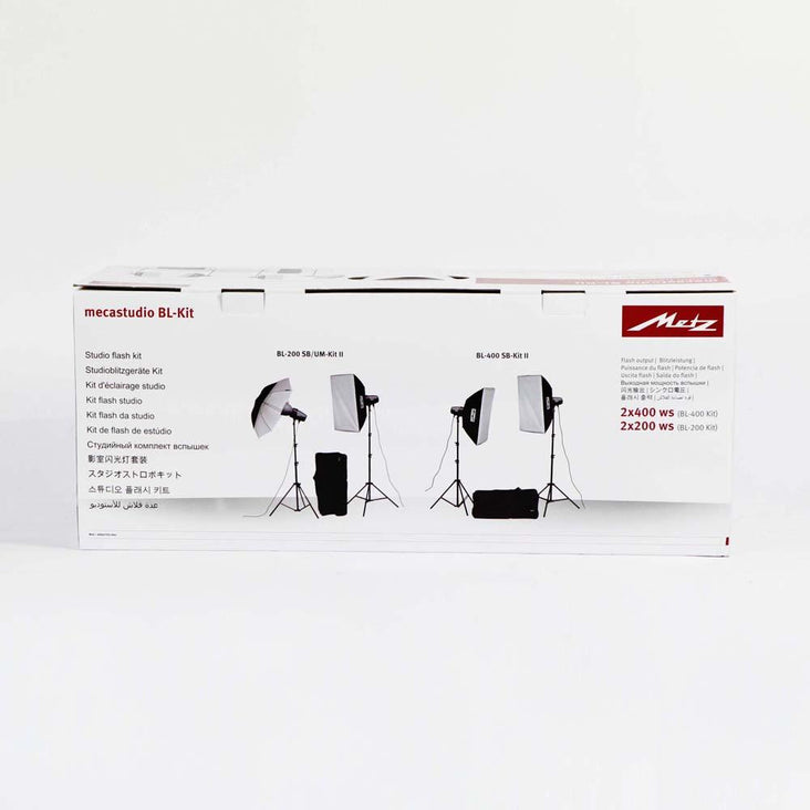 Metz 800W Mecastudio BL-400 Twin Head Kit with Paper Backdrop and Stand