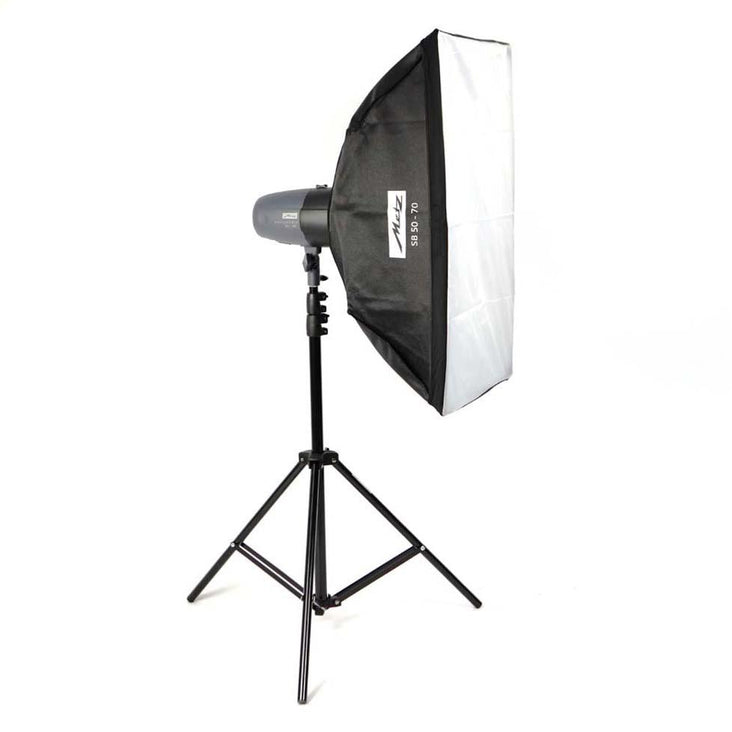 Metz 800W Mecastudio BL-400 Twin Head Kit with Paper Backdrop and Stand