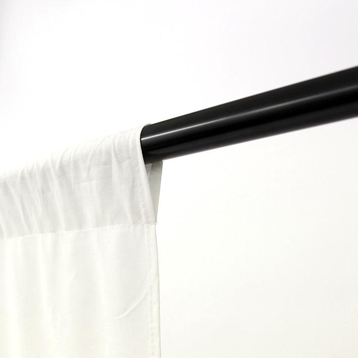 Backdrop Stand and Triple Muslin (Black, White & Green) Cotton Backdrop Kit