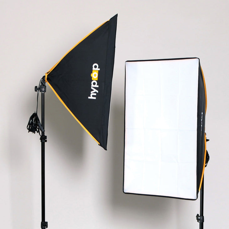 Hypop Collapsible Rectangle Soft Box Light With Bulb Holder ( Bulb and stand Excluded )