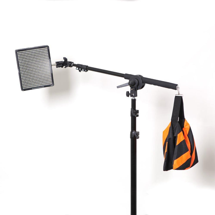Aputure AL-528 (H528) LED Video Continuous Portable Lighting Kit with Boom