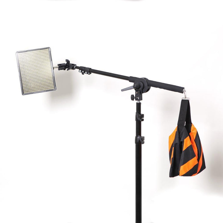 Hypop Professional LED Photo Video Continuous Portable Lighting Boom Kit & Backdrop Set (Large)
