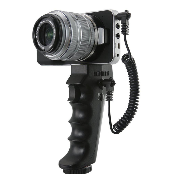 JJC Handle Pistol Grip Stabiliser for Blackmagic Pocket Cinema BMPCC Camera