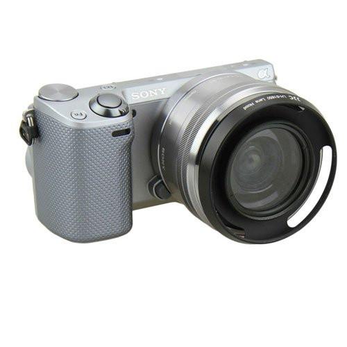 JJC Black Metal Lens Hood for Sony E PZ 16-50mm Nikon Samsung 20-55mm Lens