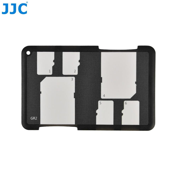 JJC MCH-SDMSD6 Memory Card Holder for 2 SD Cards + 4 Micro SD Cards