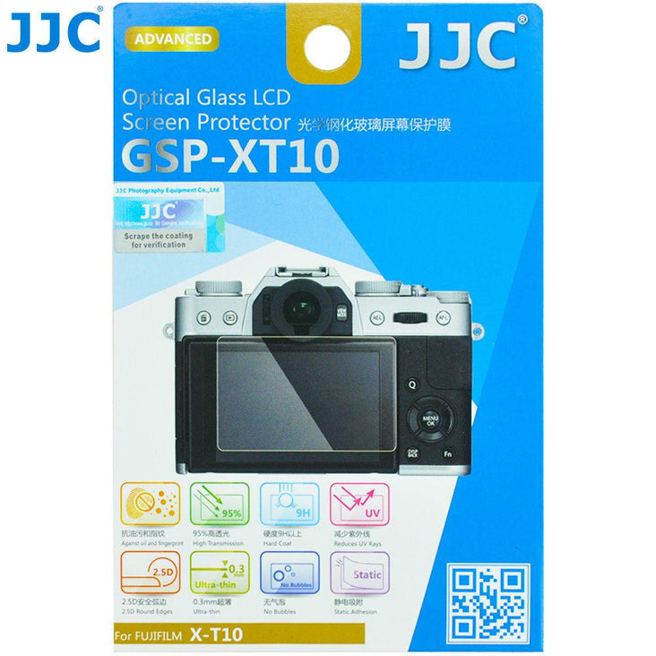 JJC GSP-XT10 Optical Glass LCD Screen Protector for Fujifilm X-T10