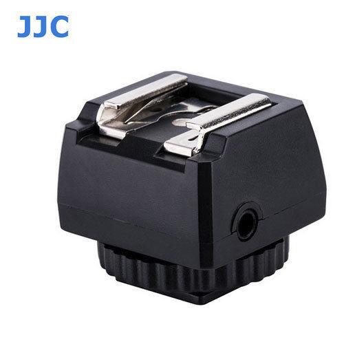 JJC JSC-9 Hot Shoe Adapter with Cold Shoe Foot and 1/4-20 Tripod Socket PC Female Outlet