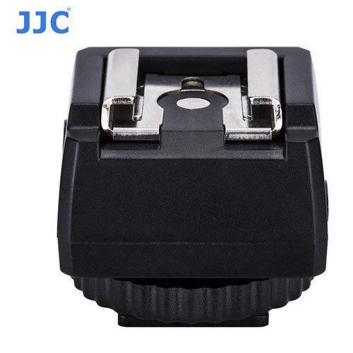 JJC JSC-9 Hot Shoe Adapter with Cold Shoe Foot and 1/4-20 Tripod Socket PC Female Outlet