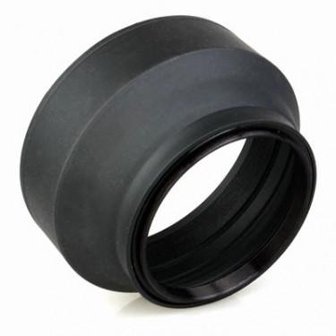 JJC LS-72S 3 in 1 Collapsible Rubber Silicone Lens Hood 58mm For Canon Nikon Sony