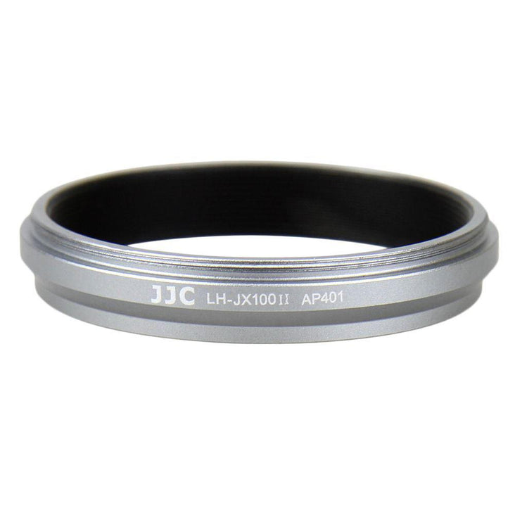 JJC LH-JX100II Silver Lens Hood Adapter Ring for Fuji Fujifilm X100 X100S X100T
