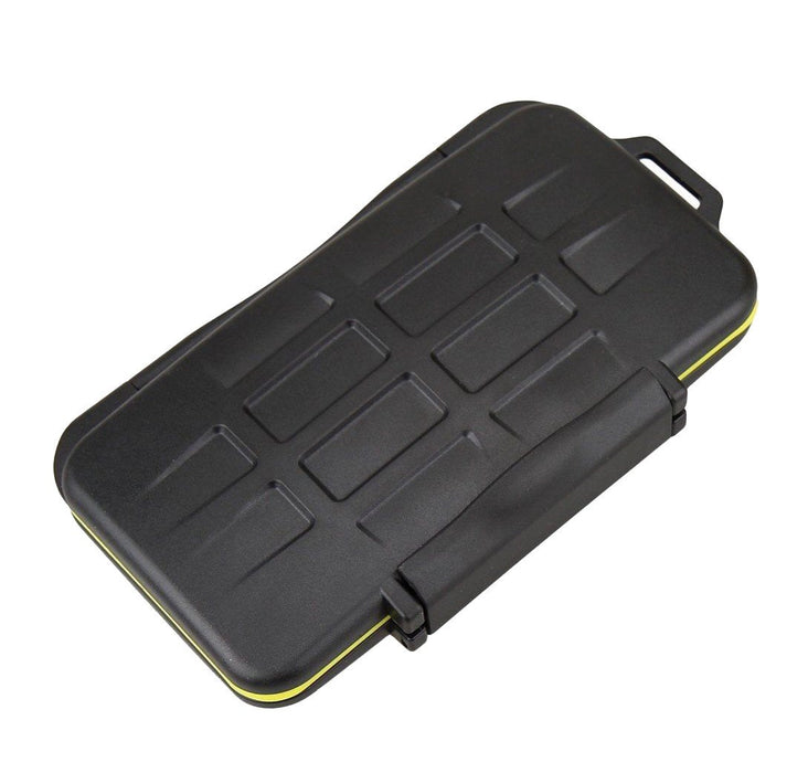 JJC MC-SD12 Water Resistant Heavy Duty Shock Proof Memory Card Storage Case for 12 SD Cards