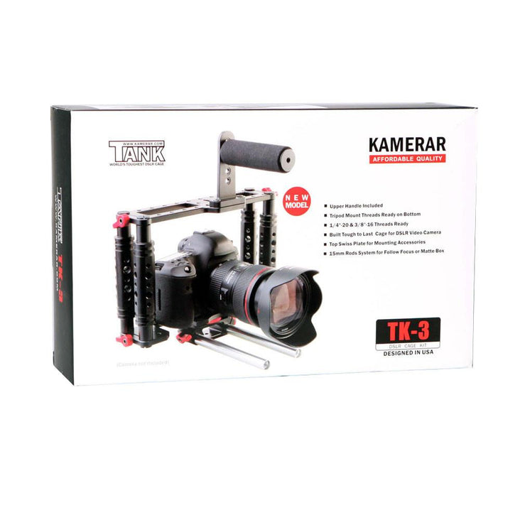 Kamerar Tank TK-3 Camera Cage with Swiss Support Rods Only exclude