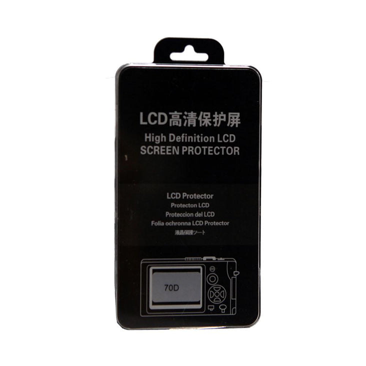 LCD Premium Tempered Glass Screen Protector for Canon 70D