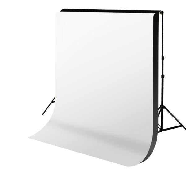 Backdrop Stand & Double Muslin (Black and White) Cotton Backdrop Kit