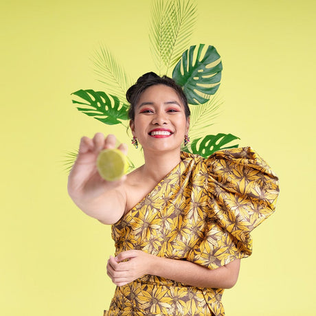 Spectrum Lemon Lime Splice Green Paper Roll Photography Studio Backdrop Half Width (1.36 x 10M)