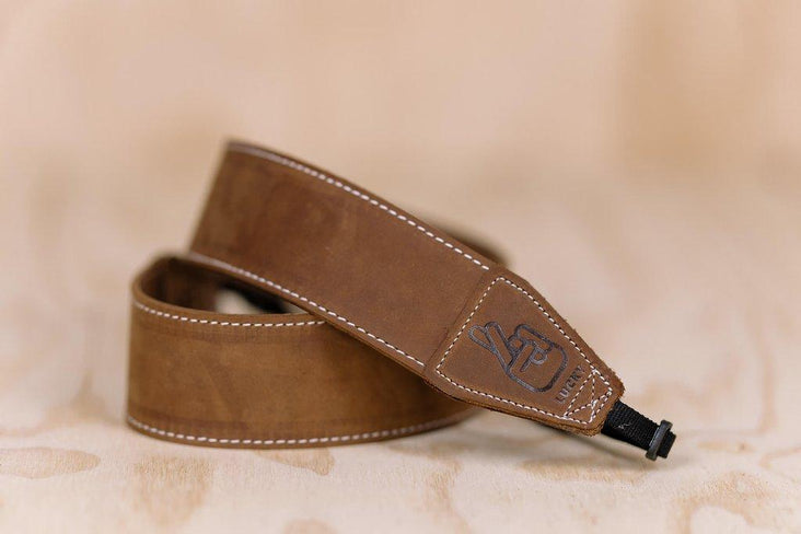 Lucky Straps Standard 53 Classic Leather Camera Strap - Brown