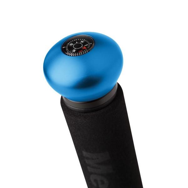 MeFOTO WalkAbout Monopod 5-Section Twist Lock Knob with Compass - Blue