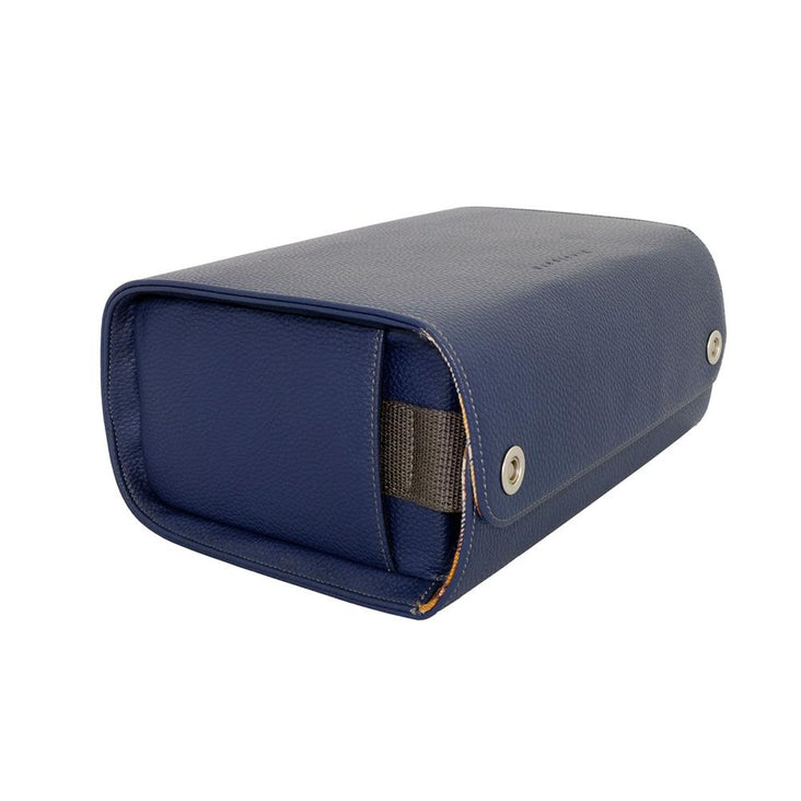 Navy Blue Binalpath Vegan Leather Camera Shoulder Bag - Savannah