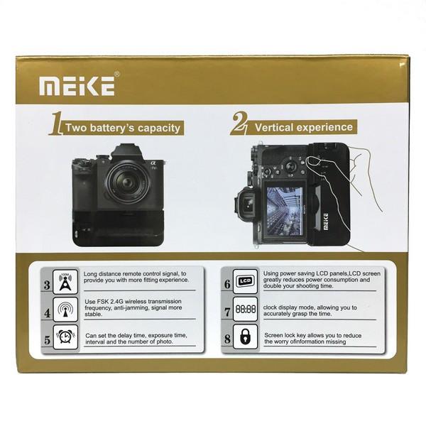 Meike MK-A7II Pro Battery Grip and Remote Control for Sony A7II A7RII A7SII