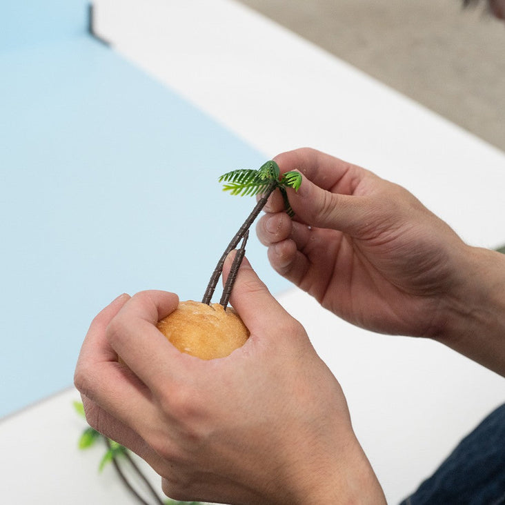 Miniature Styling Props For Photography - 2x Mini Palm Trees