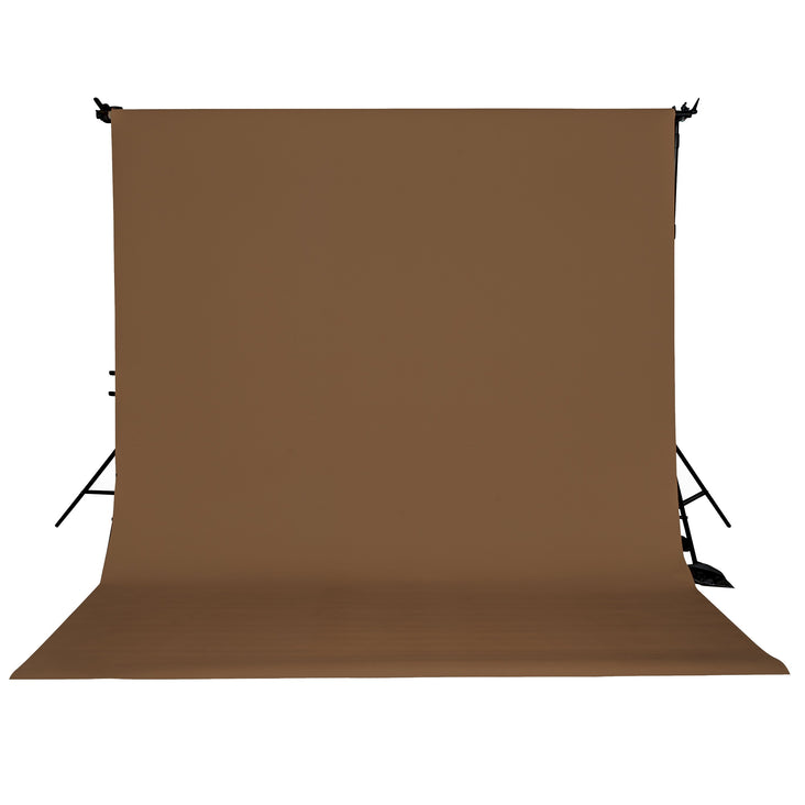 Spectrum Non-Reflective Full Paper Roll Backdrop (2.7 x 10M) - Mochaccino Brown