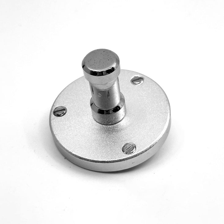 Mounting Plate with Male 3/8" to Male 5/8" Stud Receiver Spigot Ballhead Adapter