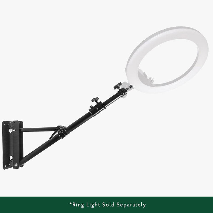 Neewer Ceiling/Wall Mount Boom Arm for Photography Lighting & Ring Light (No Light)