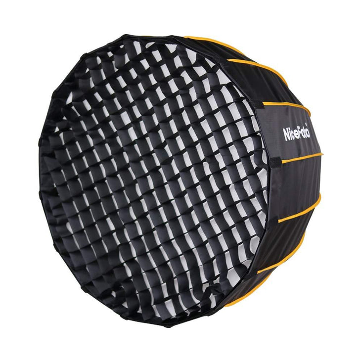 Nicefoto 27.5" Inches / 70cm Deep Parabolic Quick Setup Collapsible Softbox with Grid (Bowens)
