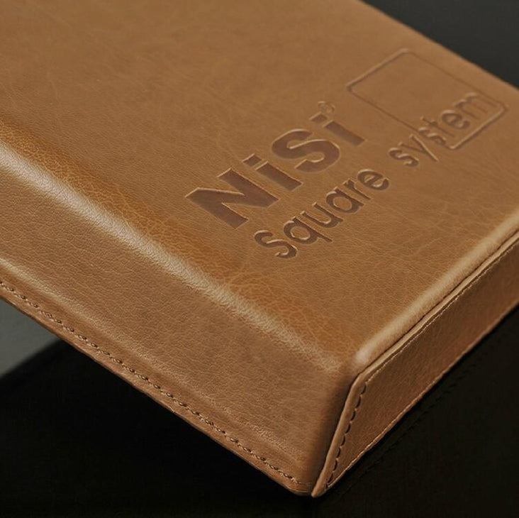 NiSi Genuine Leather Filter Holder Case for 100*100mm/100*150mm Square Filters 6 Slots