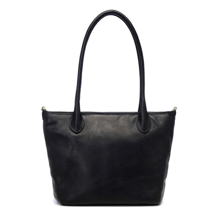 ONA Leather Capri Camera Tote Bag - Black Italian-tanned leather. (ONA009LBL)