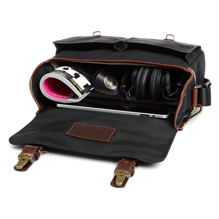 ONA Prince Street Camera & Laptop Messenger Bag - Black (ONA5-024BL )
