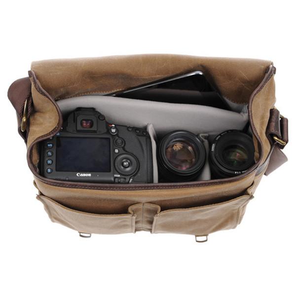 ONA Prince Street Camera and Laptop Messenger Bag - Field Tan (ONA5-024RT)