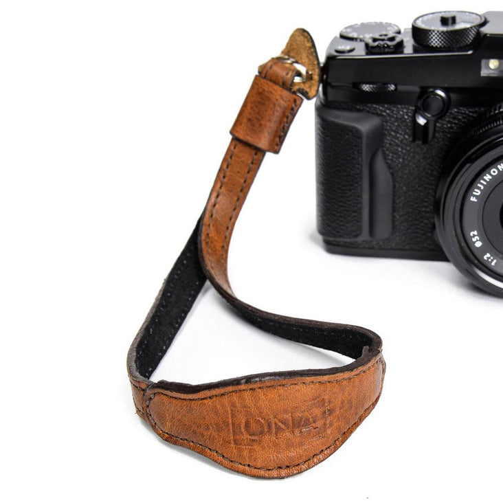 ONA - The Kyoto Leather Camera Wrist Strap (Antique Cognac)