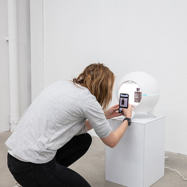ORANGEMONKIE Mount Kit Pour Foldio 360 Smart Dome - Support Smartphone Rotation Et Inclinaison