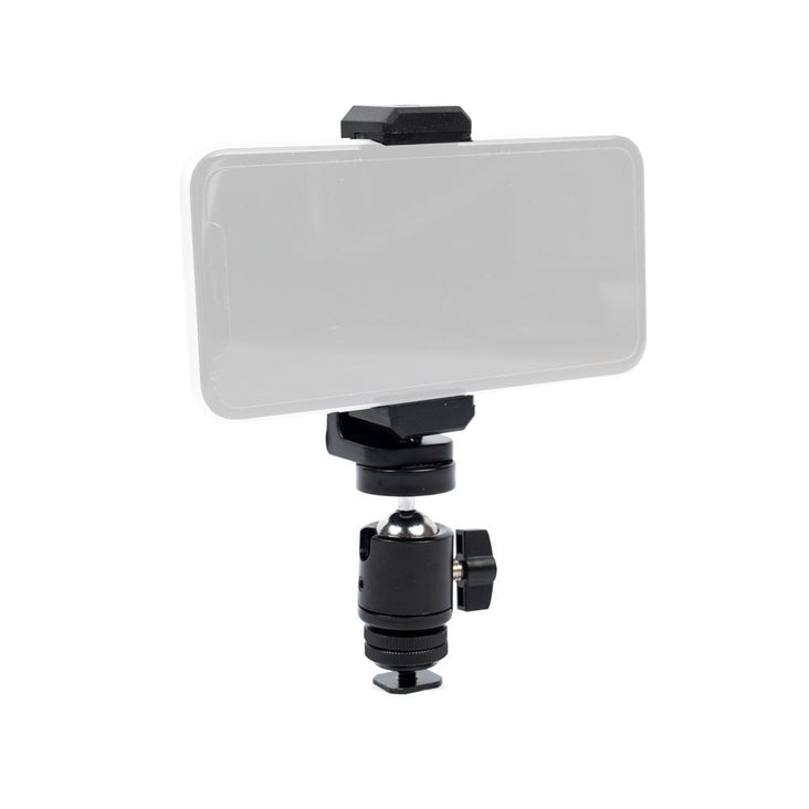 Phone Vlogging Kit with Universal Phone Bracket and Ball Head Mount