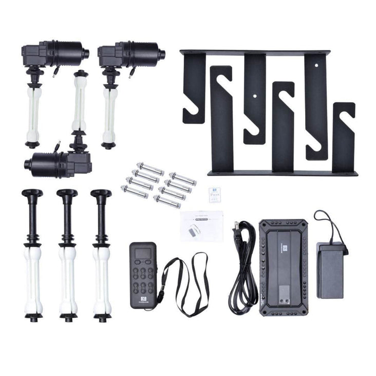Photography Triple (3) Motorised Roller Wall Mounting Electric Backdrop Support