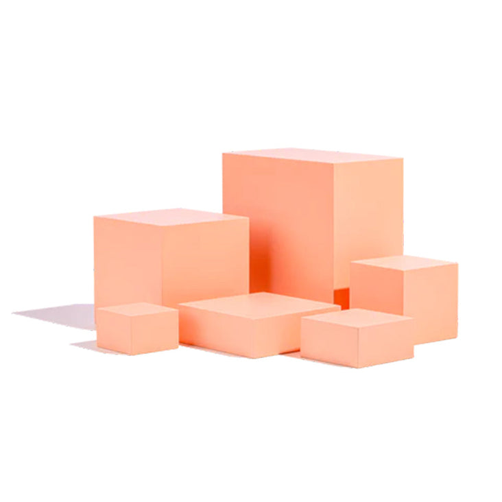 Propsyland Peach Block & Cube Bundle Styling Prop