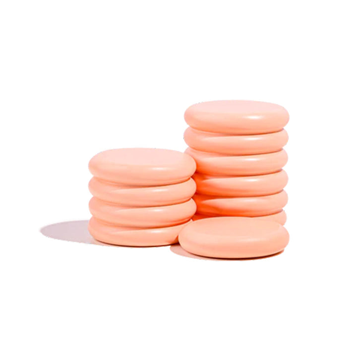 Propsyland Peach Bubble Disc Stack Bundle Styling Prop