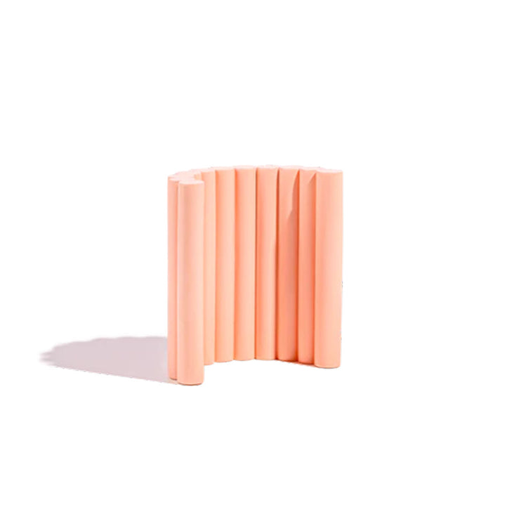 Propsyland Peach Curved Cylinder Wall Styling Prop