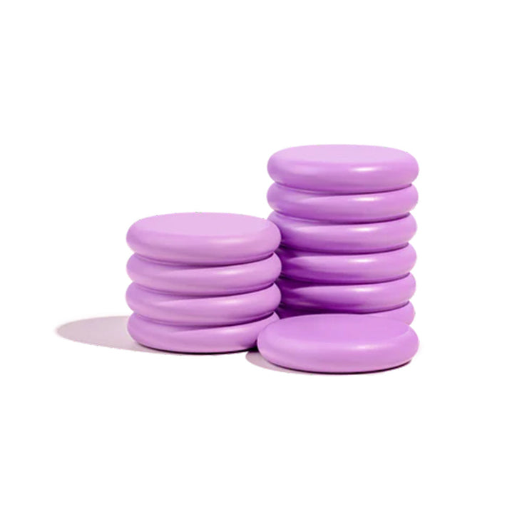 Propsyland Purple Bubble Disc Stack Bundle Styling Prop