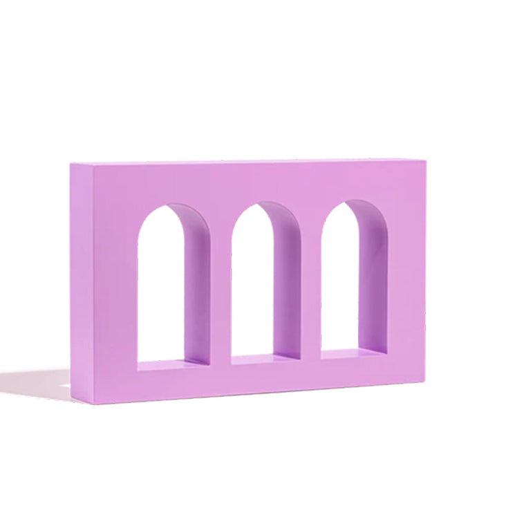 Propsyland Purple Triple Arched Raised Wall Styling Prop