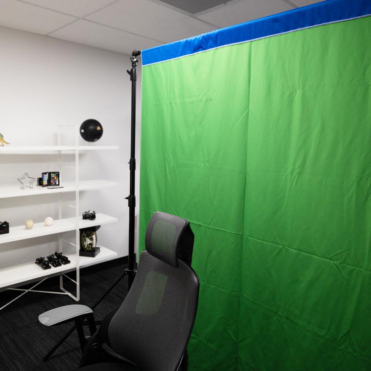 Reversible Chromakey Green/Blue Screen Streaming Curtain Backdrop (1.5m x2m)