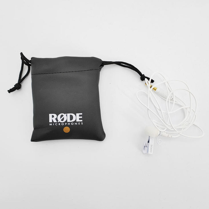 Rode Lavalier GO Omnidirectional Lavalier Microphone for Wireless GO Systems (White) (DEMO STOCK)