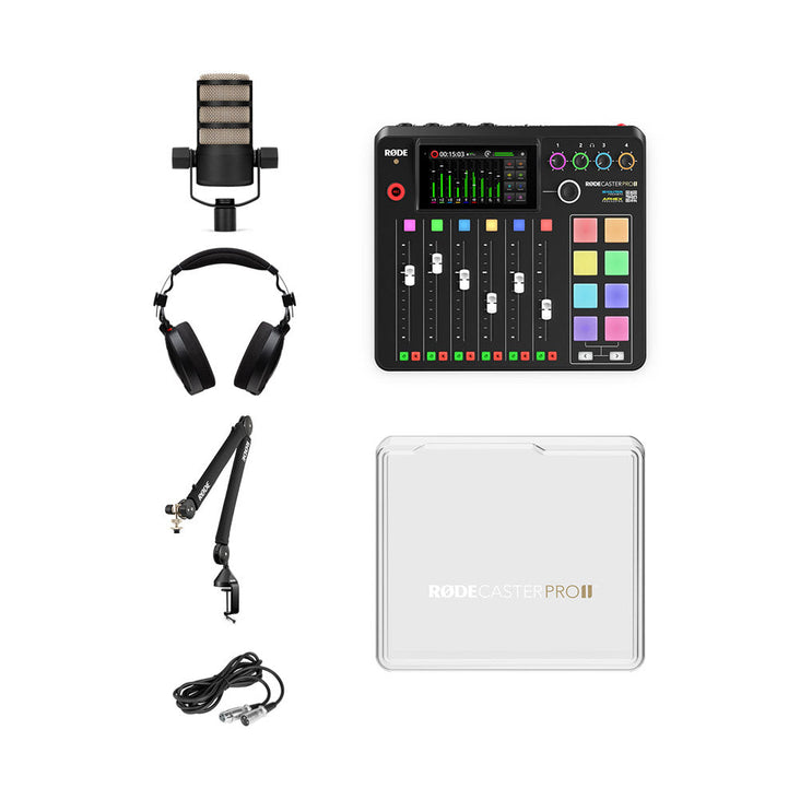 Rode 'Solo Creator' Complete RodeCaster Pro II Single Podcaster Kit - Bundle