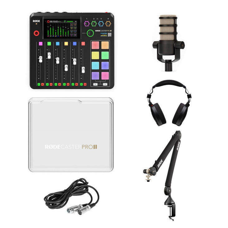 Rode 'Solo Creator' Complete RodeCaster Pro II Single Podcaster Kit - Bundle